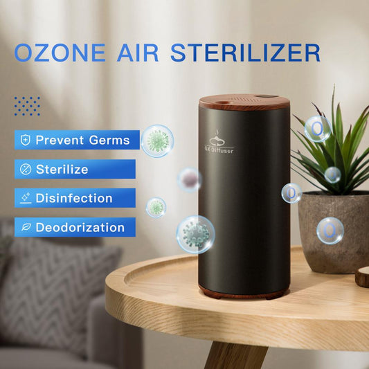 GX.Diffuser Rechargeable Air sterilizer Portable Air Purifier Car Air Ionizer USB Battery Ozonizer Air Cleaner Prevents Viruses
