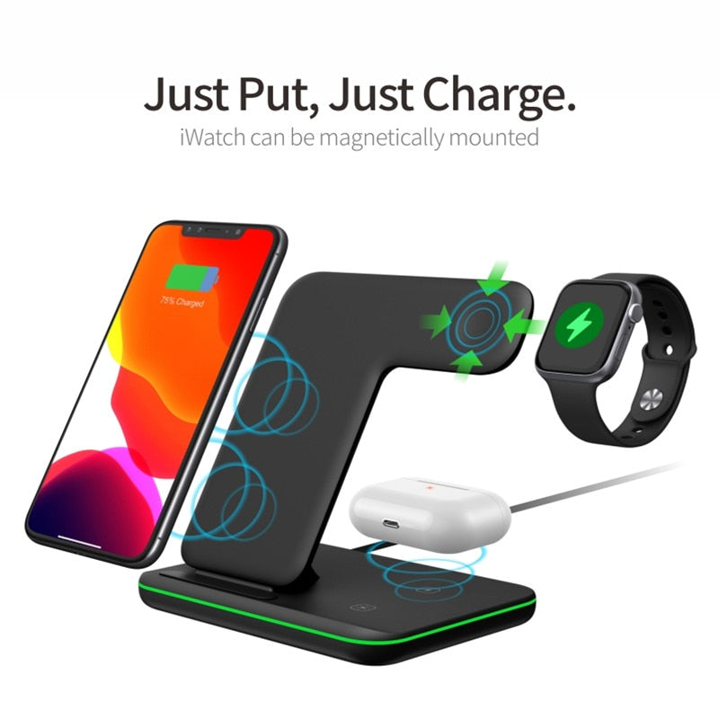 Wireless Charging Stand For Apple Watch And Iphone