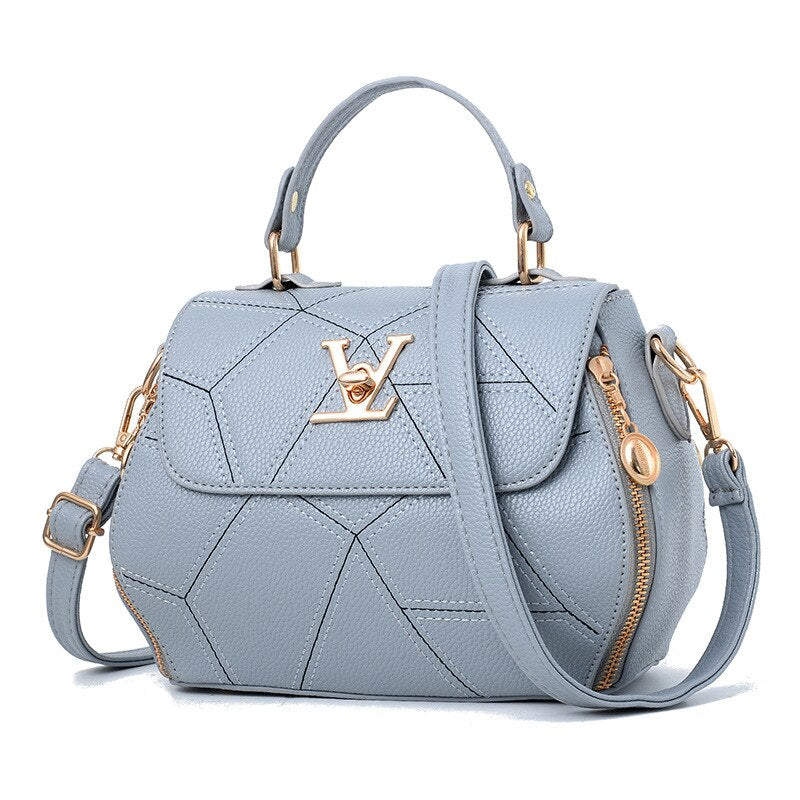 Flap V Brand Womens Bag Luxury Leathe Handbags Shell thread Ladies Clutch Designer Bag Sac A Main Femme Bolsas Women'sTote Purse