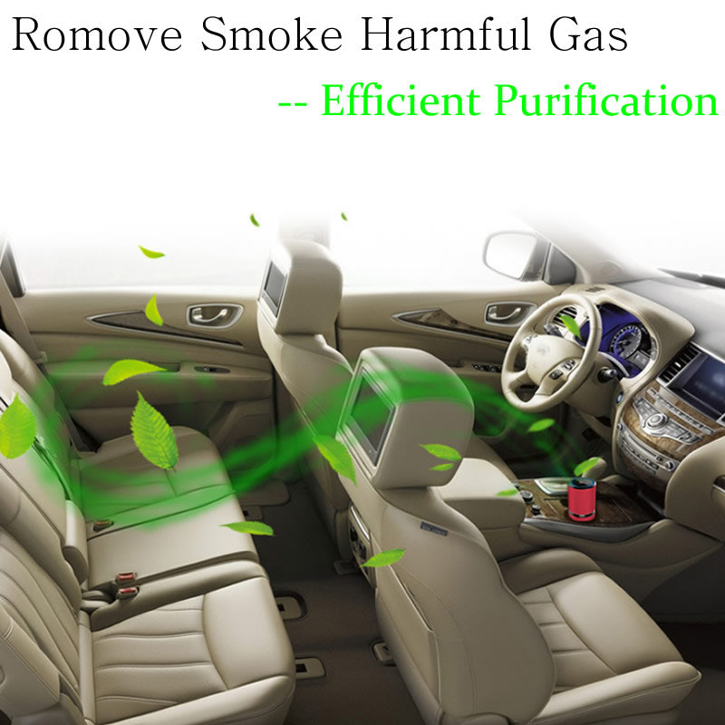 Car air purifier cabin ionizer