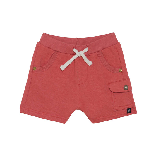 French Terry Short Dusty Red