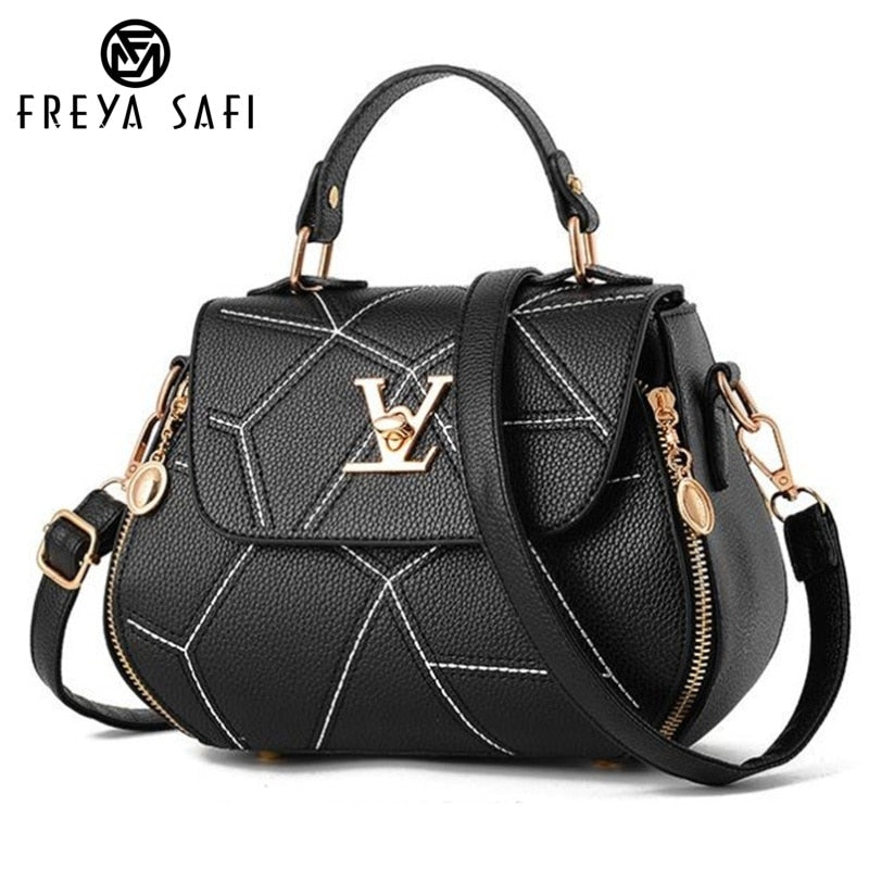Flap V Brand Womens Bag Luxury Leathe Handbags Shell thread Ladies Clutch Designer Bag Sac A Main Femme Bolsas Women'sTote Purse